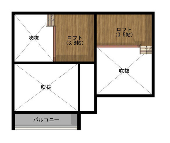 ESPRESSO江南ロフト平面図